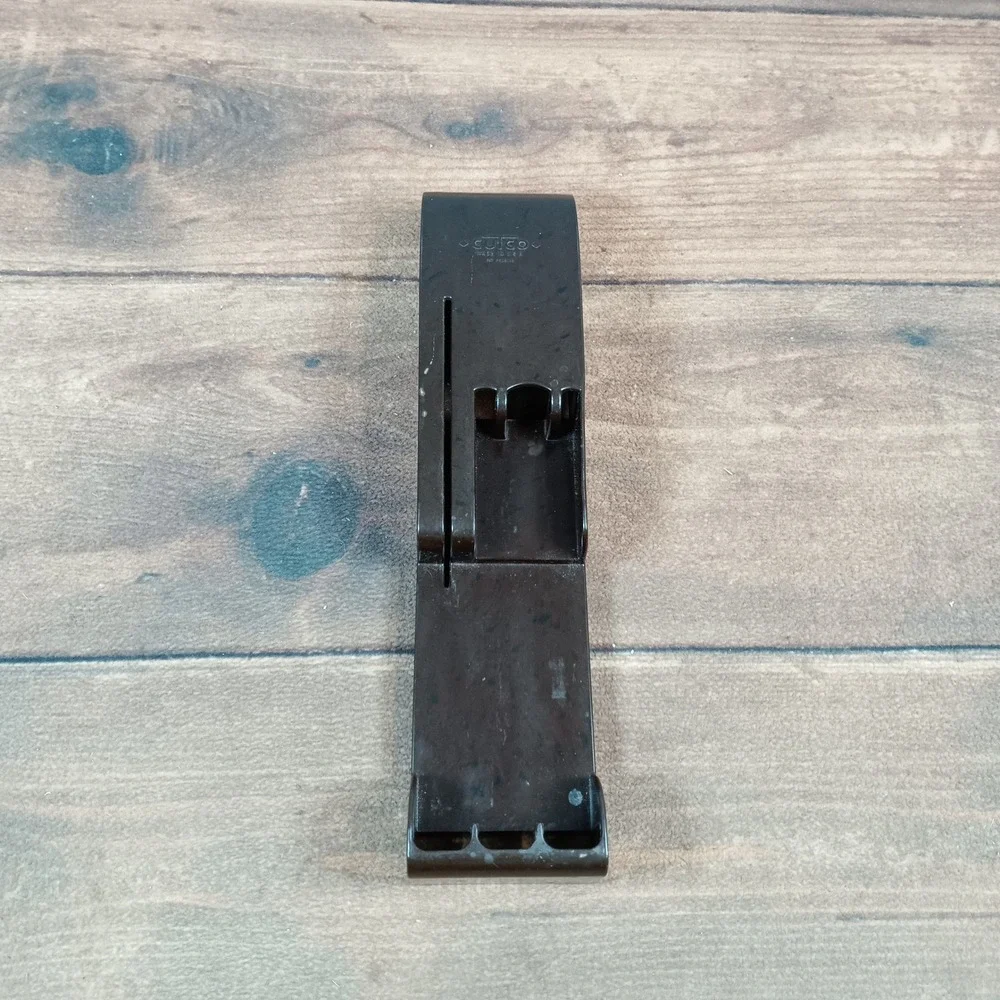 Vintage Cutco Brown Bakelite Wall Mount Knife Block Holder Made in USA MCM